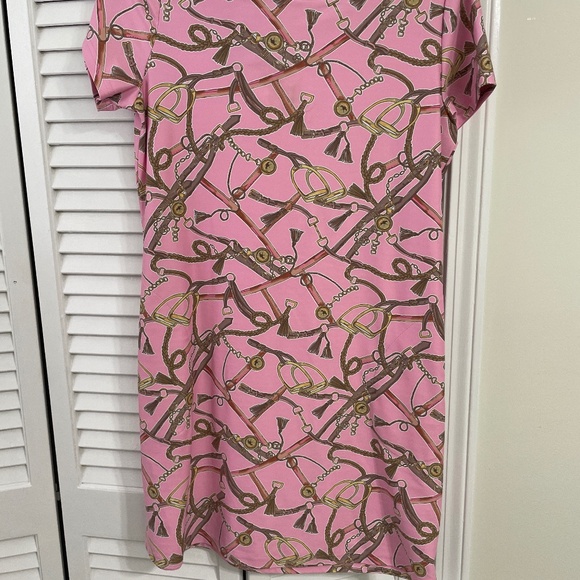 Polyester/elastene dress - Picture 1 of 3